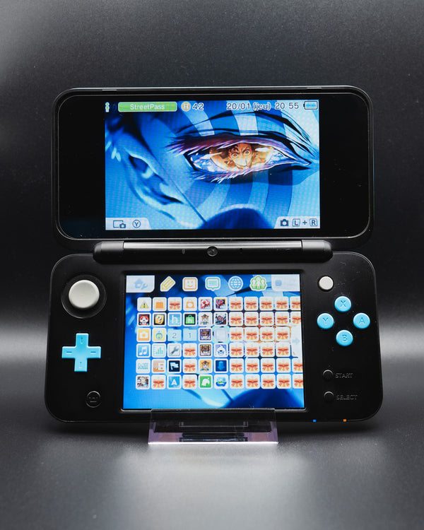 New 2DS XL Bleu Grade A reconditionnée par Yochamida — vue de face