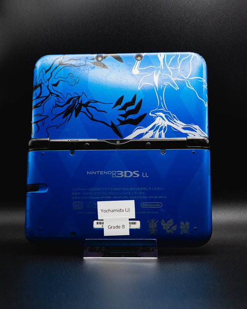3DS XL Edition limité Pokémon X/Y Bleu Grade B reconditionnée par Yochamida — vue de face