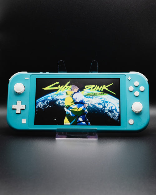 Switch Lite Bleu Grade A moddée par Yochamida — vue de face