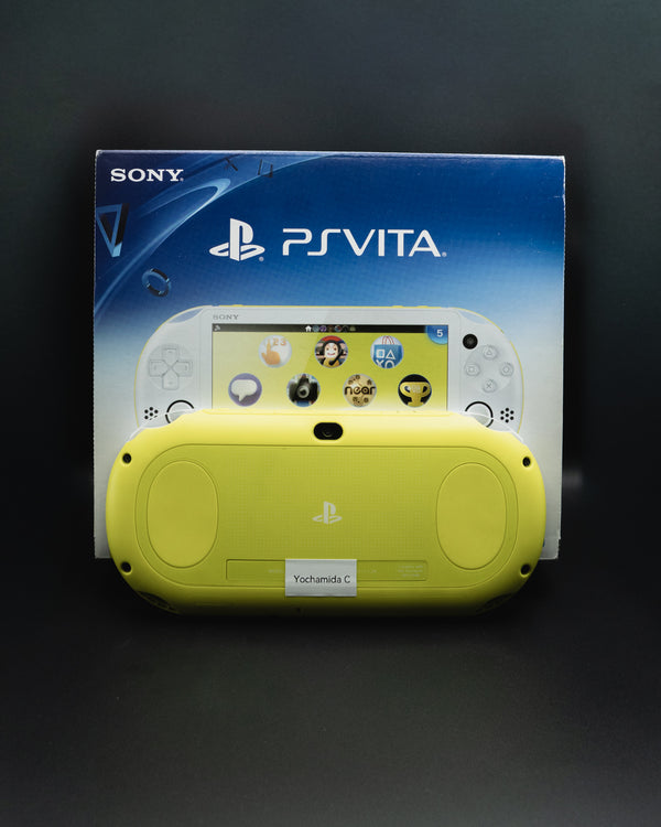 Yellow PS Vita Slim with Original Box - Grade S